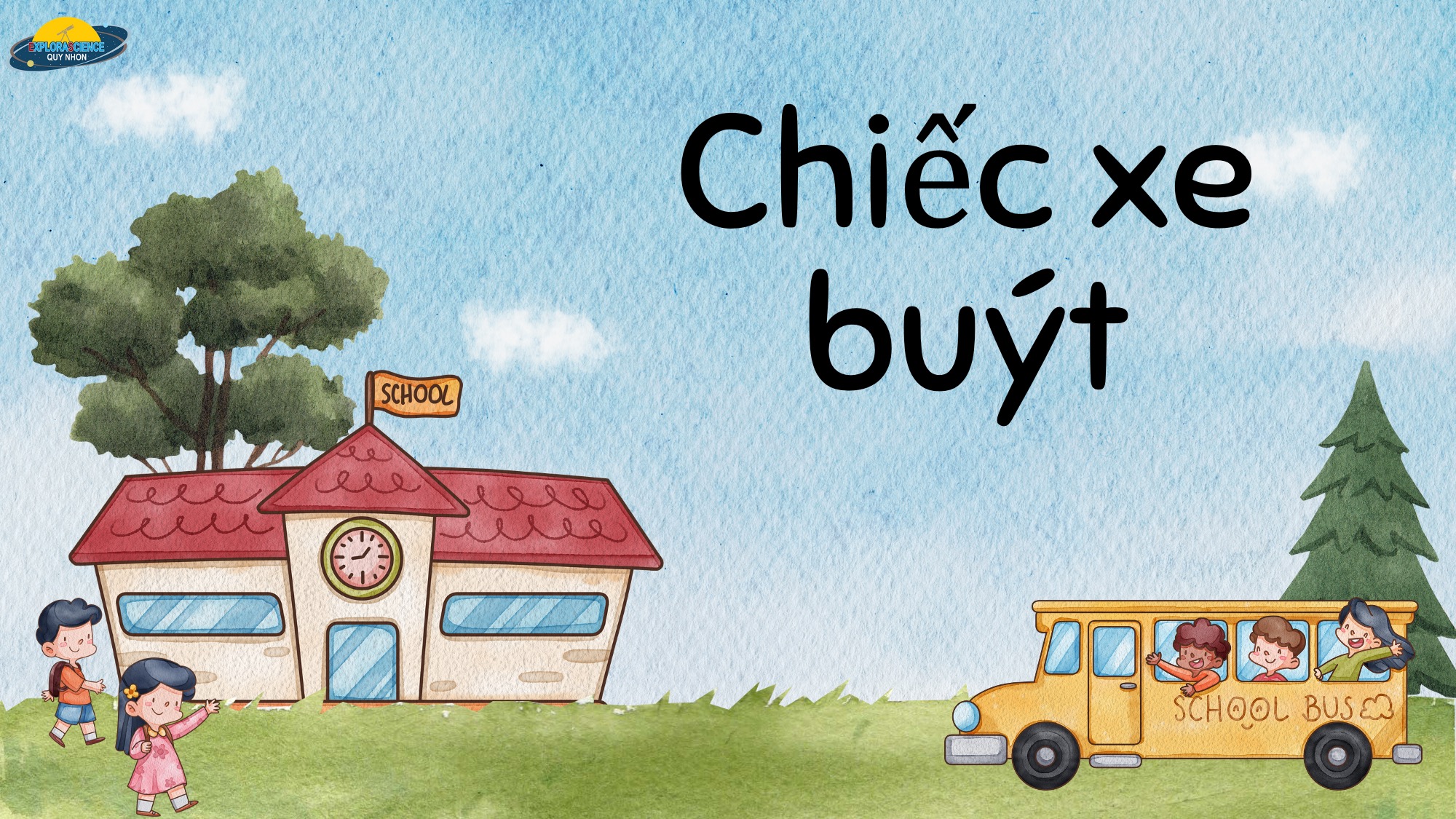 Xe buýt về trường TH001